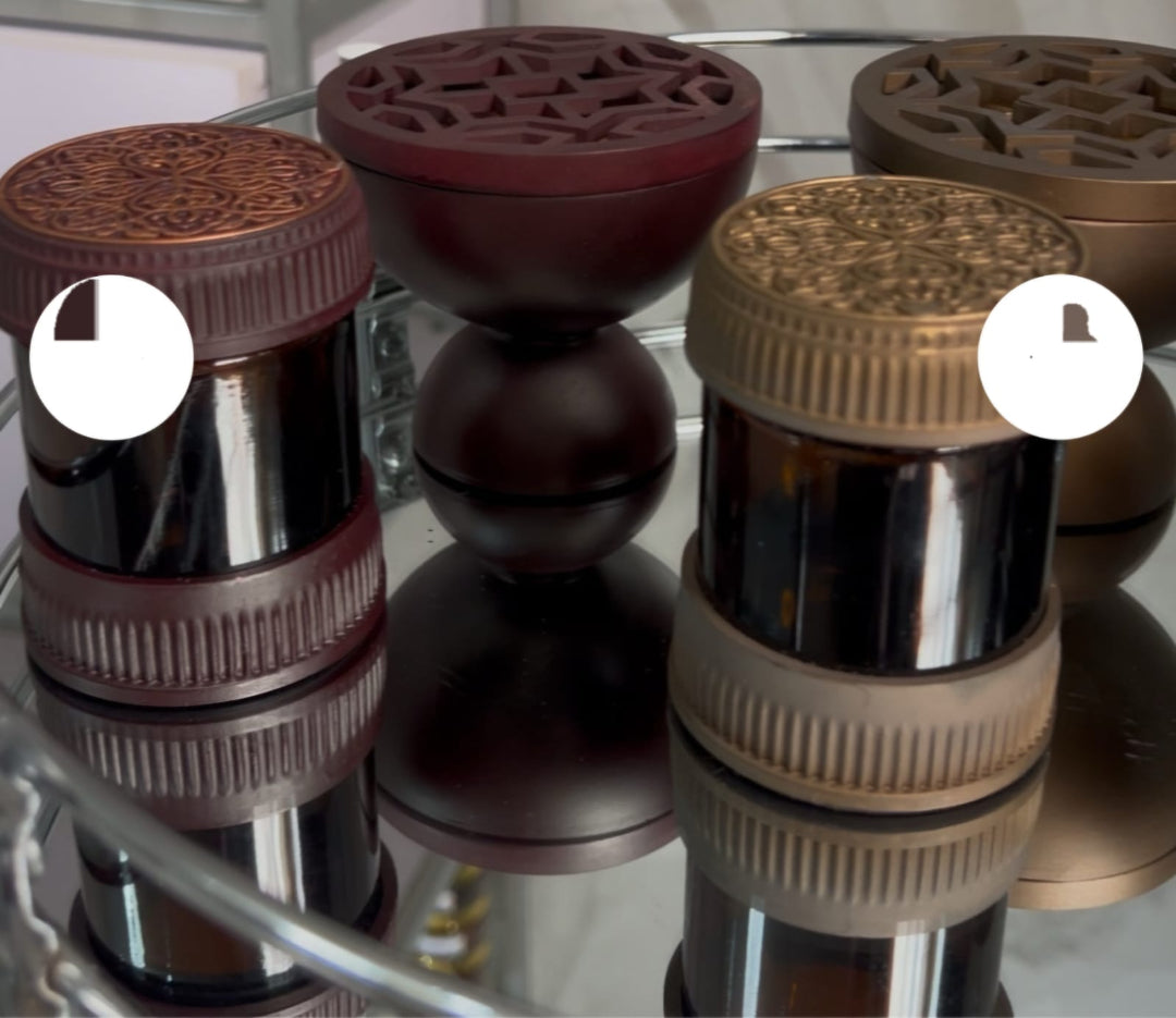 Burner with Incense storage jar